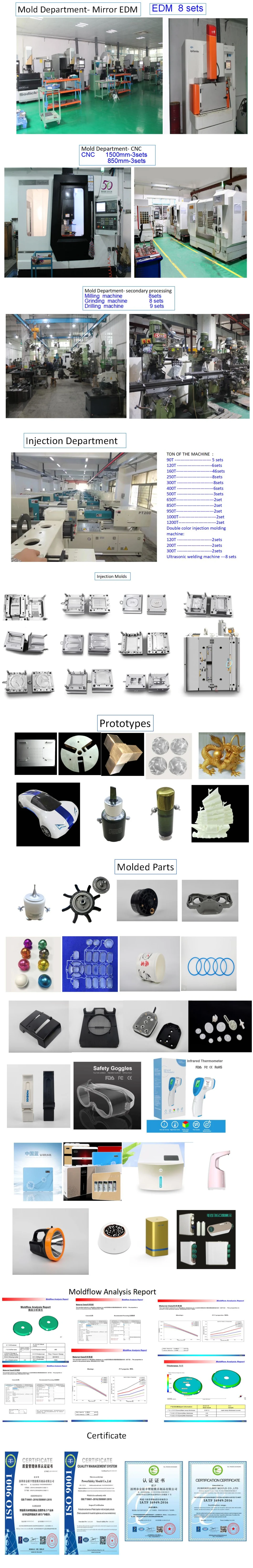 Professional Custom Precision ABS PA PP PC PS Pet PE PVC POM PPS Nylon PA66 Plastic Industrial Parts Injection Molding Service